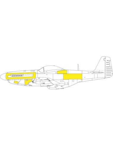 P-51D surface panels 1/48 EDUARD 