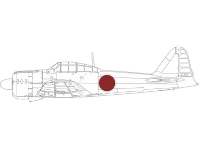 A6M2 Model 21 national insignia 1/48 EDUARD 