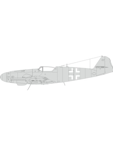 Bf 109K national insignia 1/48 EDUARD 