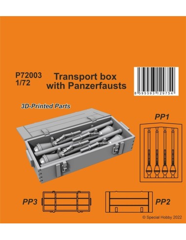 Transport box with Panzerfausts 