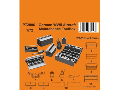 German WWII Aircraft Maintenance Toolbox 1/72 
