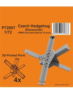Czech Hedgehog (Rozsochá?) - WWII Anti-tank Barrier (6 pcs) 1/72 