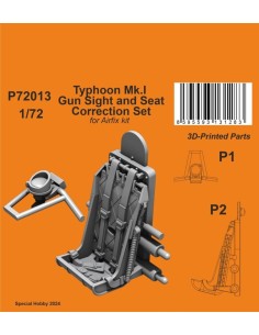 Typhoon Mk.I Gun Sight and Seat Correction Set 1/72 