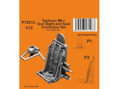Typhoon Mk.I Gun Sight and Seat Correction Set 1/72 