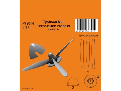 Typhoon Mk.I Three-blade Propeler 1/72 
