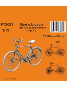 Men`s bicycle - first half of 20th century (3 pcs.) 