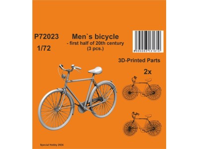 Men`s bicycle - first half of 20th century (3 pcs.) 