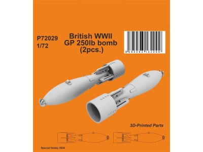 British WWII GP 250lb bomb (2pcs.) 
