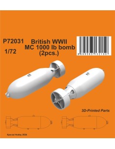 British WWII MC 1000lb bomb Mk.I (2pcs.) 