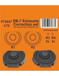 DB-7 Exhausts Correction set  / for Azur/Frrom kit 