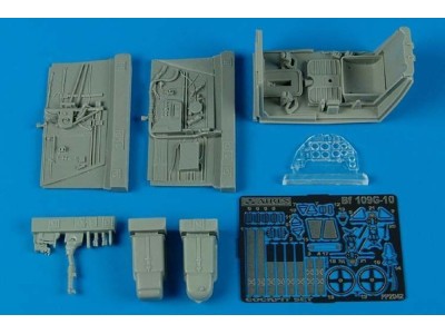 Bf 109G-10 Cockpit Set für Hasegawa Bausatz 