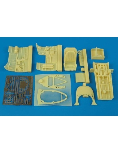 Spitfire Mk. V Cockpit Set für Hasegawa-Bausatz 