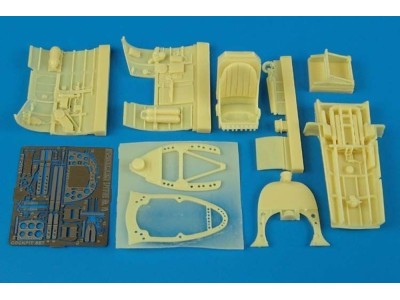 Spitfire Mk. V Cockpit Set für Hasegawa-Bausatz 