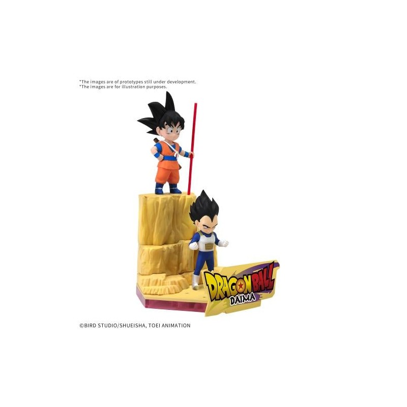 DRAGON BALL DAIMA - Son Goku (Mini) & Vegeta (Mini)  - Model Kit