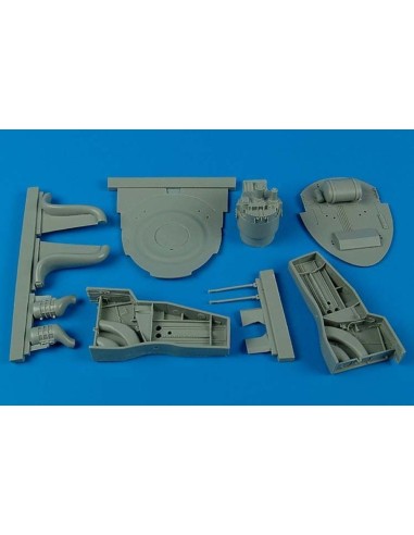F8F-1 Bearcat wheel bay Für Trumpeter Bausatz 