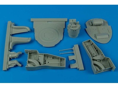F8F-1 Bearcat wheel bay Für Trumpeter Bausatz 