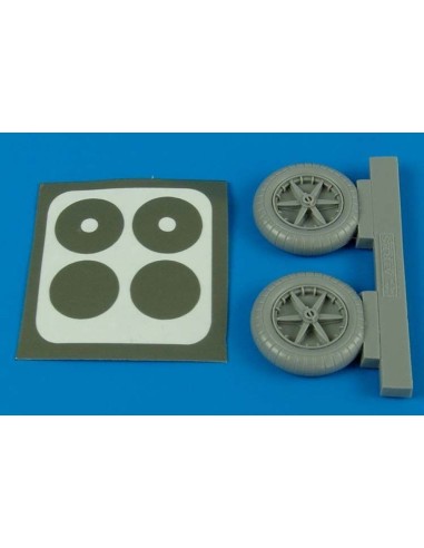 Bf 109E wheels Für Eduard Bausatz 