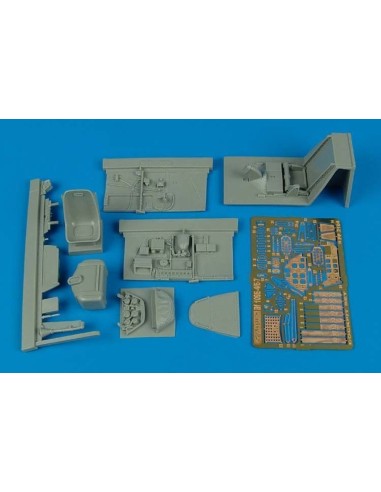 Bf 109E-4/E-7 cockpit set for Eduard 