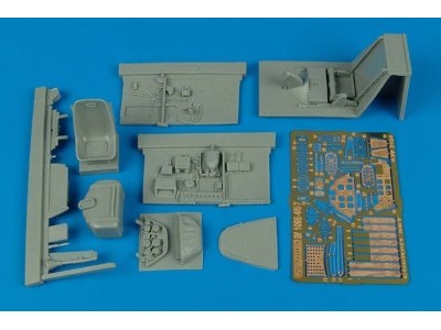 Bf 109E-4/E-7 cockpit set for Eduard 