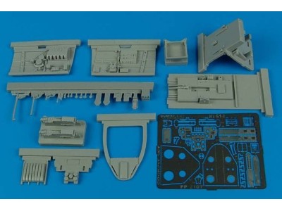 Kawasaki Ki61-I cockpit set for Hasegawa 