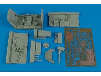 Bf 109F-2/F-4 cockpit set for Hasegawa 