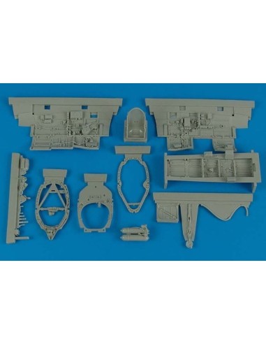 Spitfire Mk.IX cockpit set for Tamiya 