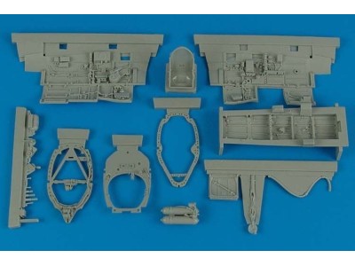 Spitfire Mk.IX cockpit set for Tamiya 