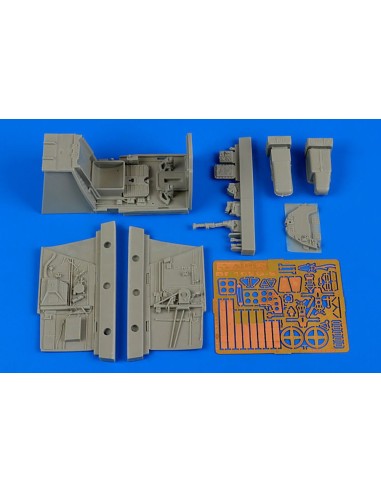 Bf 109G-6 cockpit set for Revell 