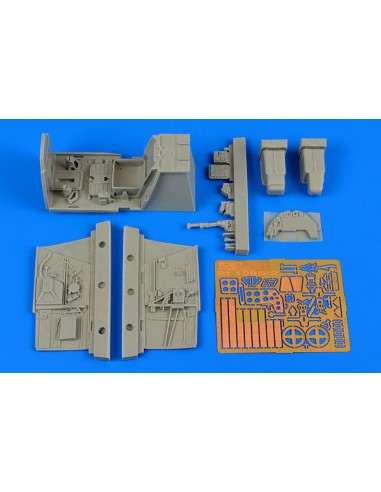 Bf 109G-2 cockpit seet for Revell 