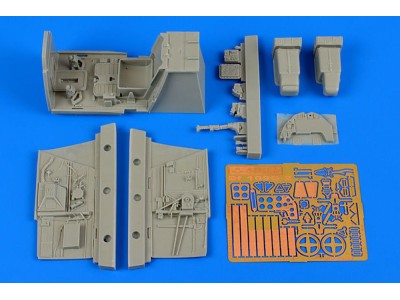 Bf 109G-2 cockpit seet for Revell 