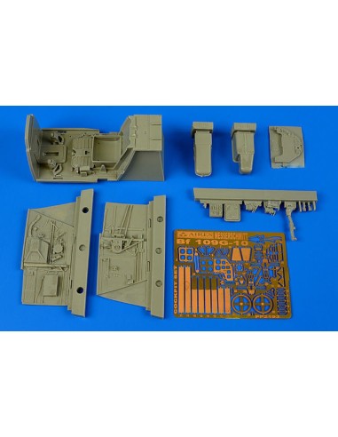 Bf 109G-10 cockpit set for Revell 