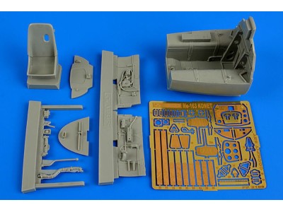 Me 163B Komet cockpit set for Meng 