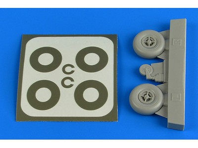 Bucker Bu 131 wheels & paint masks 