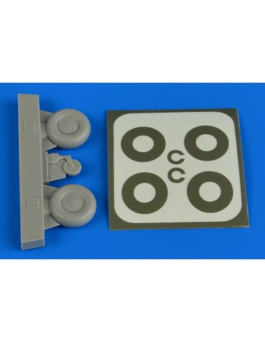 Bucker Bu 131 wheels& paint masks disc cover 