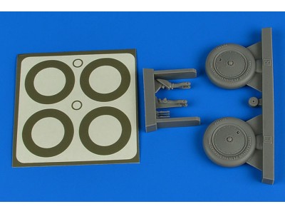 I-16 wheels & paint masks for ICM/HAS/REV 