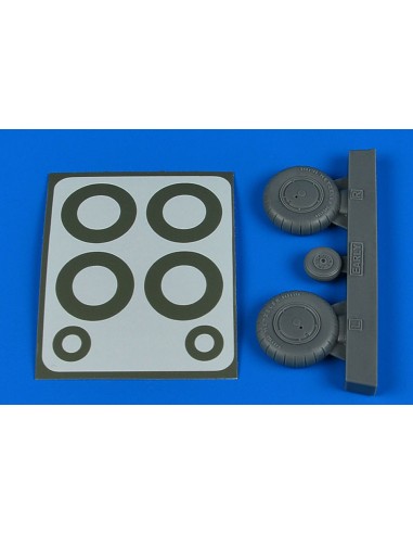 Bf 108 wheels & paint masks - early for Eduard 