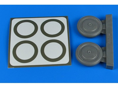 PZL-11 wheels & paint masks for 