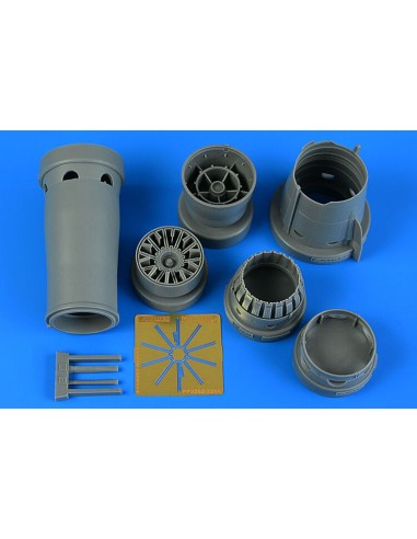 MiG-21MF Fishbed J exhaust nozzle - opened 