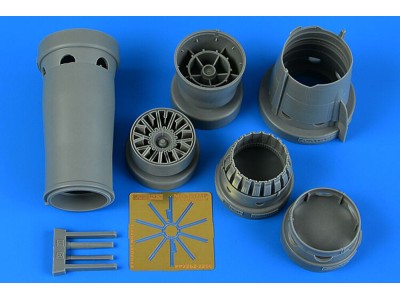 MiG-21MF Fishbed J exhaust nozzle - opened 