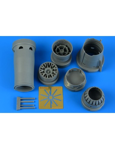 MiG-21MF Fishbed J exhaust nozzle - closed 