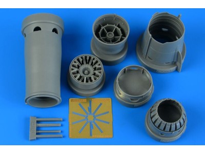 MiG-21MF Fishbed J exhaust nozzle - closed 