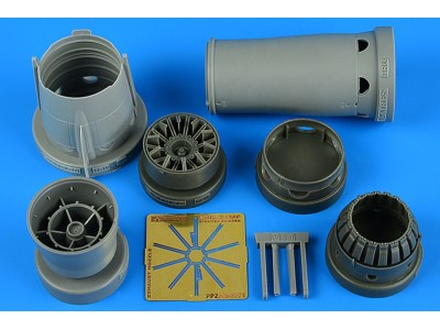 MiG-21MF Fighter Bomber exhaust nozzle - closed 
