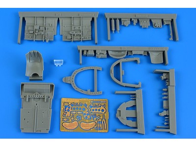 Macchi C.205V serie I cockpit set ITALERI 