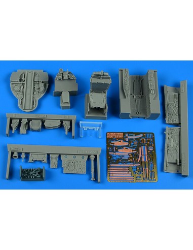 MiG-21MF Fishbed J cockpit set - early v. for Trumpeter 