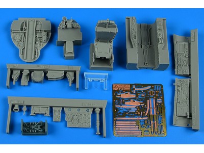 MiG-21MF Fishbed J cockpit set - early v. for Trumpeter 