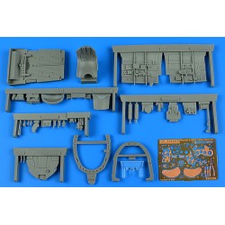 Macchi C.205V Veltro serie III cockpit set for Italeri 