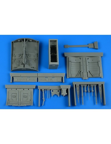 F-104D & F-104F Early Starfighter wheel bay for Italeri 