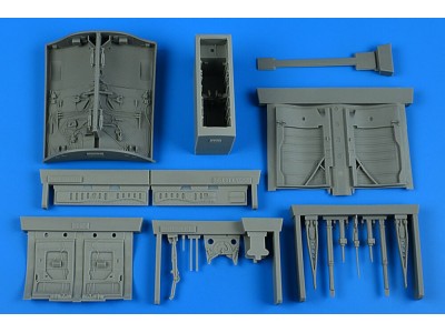 F-104D & F-104F Early Starfighter wheel bay for Italeri 