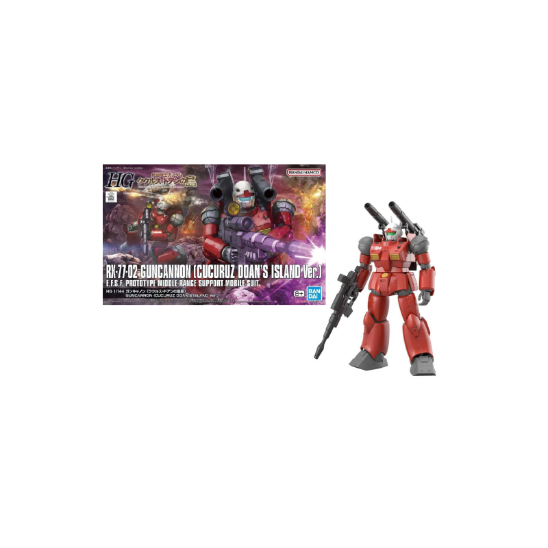 GUNDAM - HG 1/144 Guncannon (Cucuruz Doan's Island Ver.) - Model Kit