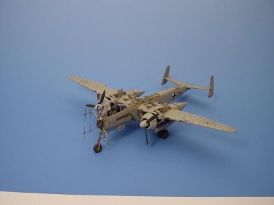 Heinkel He-219 A-7 UHU Super Detailset, 111 Resinteile, 98 Fotoätzteile. 